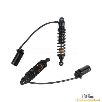 13" Rear Reservoir Suspension Shocks for Harley Road King, Road Glide (1990-2025)
