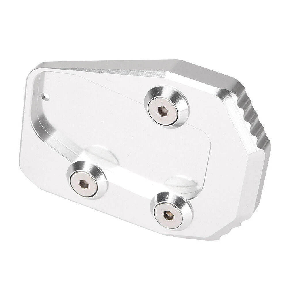 Kickstand Side Stand Extension Pad for Yamaha MT09 (2013-2016) Silver