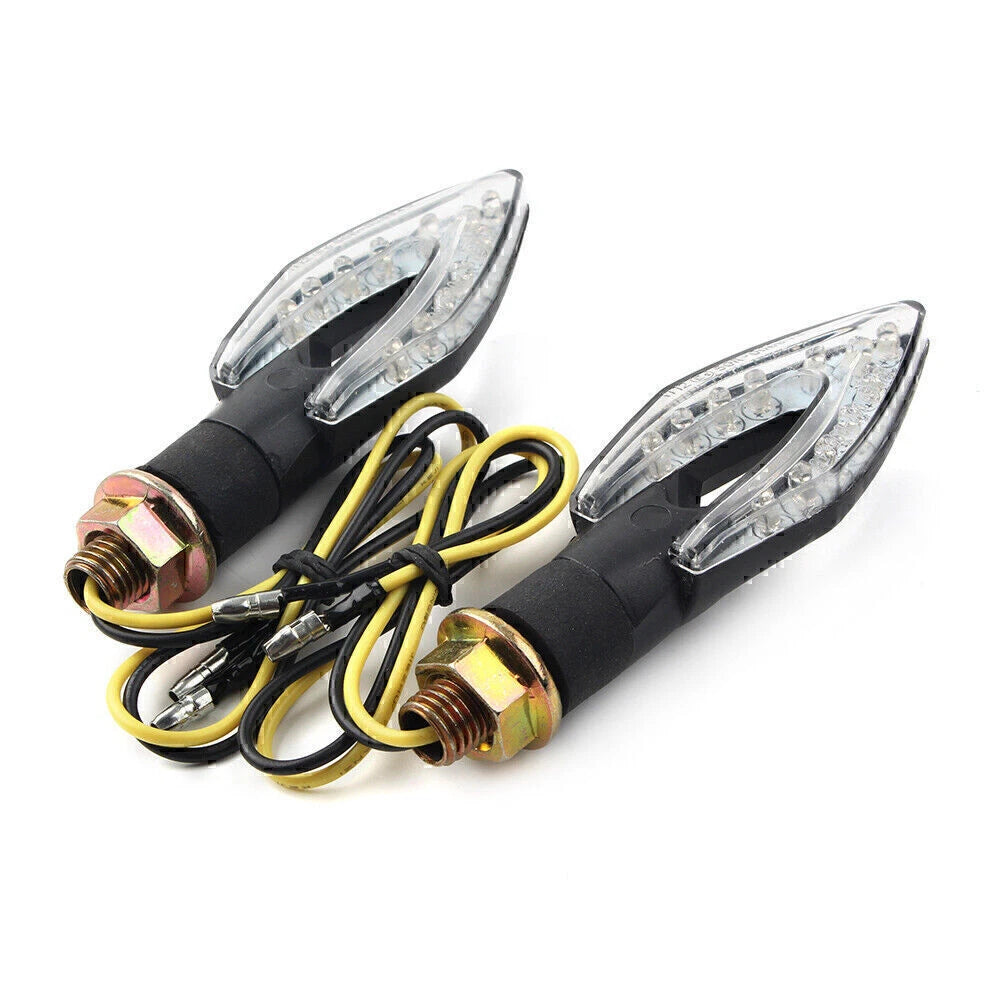 12V LED Turn Signal Lights for Harley Honda Yamaha Motorcycles