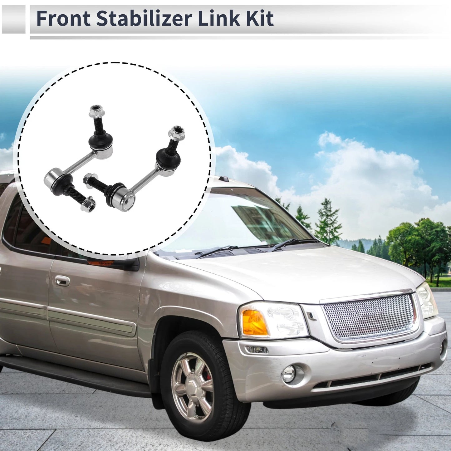 Stabilizer Bar Links for Isuzu Ascender 2003 (No Bushing) 2 x K6665 K6666