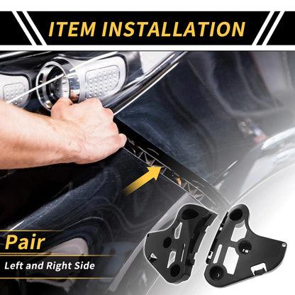 Pair Front Bumper Support Bracket for Toyota Tundra (2007–2021)