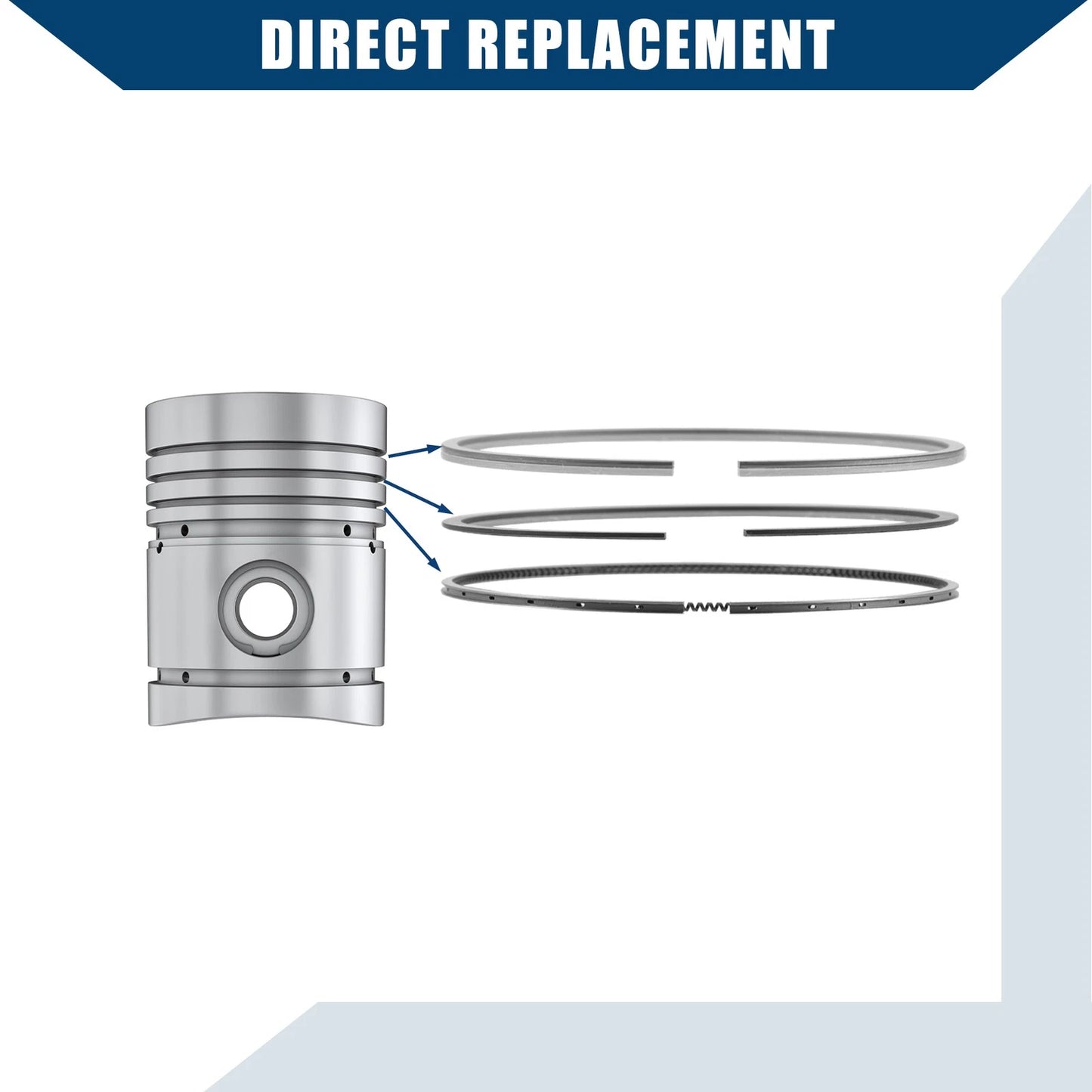 Piston Ring Set for Hyundai Tucson 2.4L L4 (2014-2015)