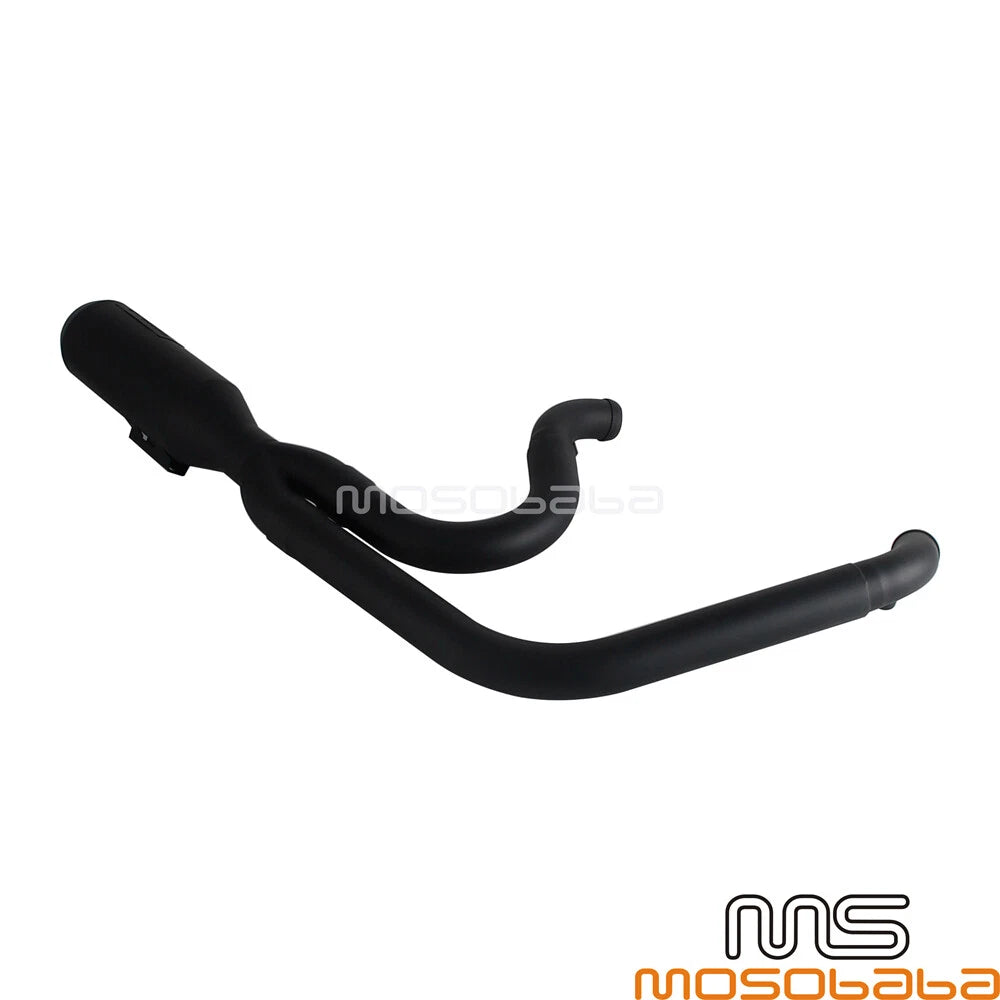 Exhaust System  Into 1 for Harley Dyna Wide Glide FXDWG, Street Bob FXDB (2006-2017)