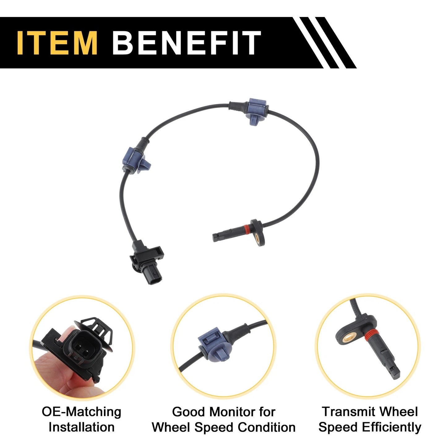 ABS Wheel Speed Sensor for Honda CR-V (2007-2008) Rear Left