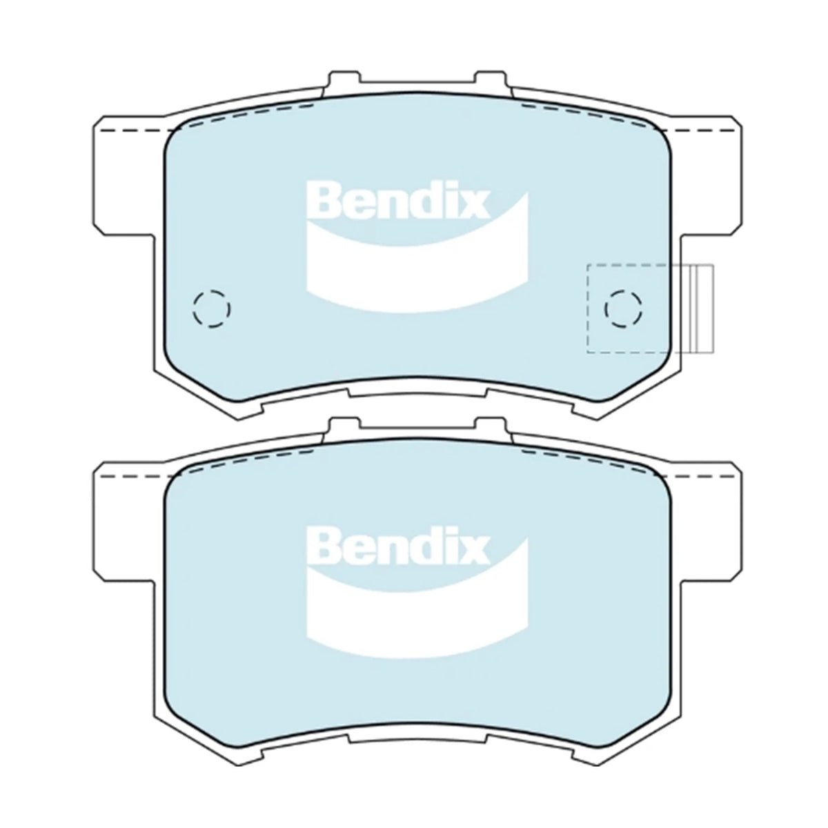 GCT Rear Disc Brake Pads Set for Honda Odyssey (1995-2013)