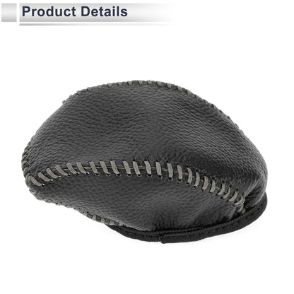 1 Pc Gear Shift Knob Cover for Toyota RAV4 (2019-2024) Pebbled Black Gray