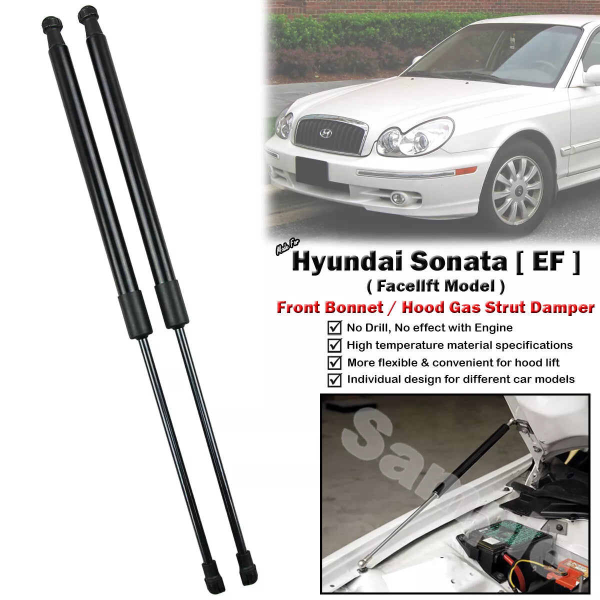 Gas Strut for Hyundai Sonata EF GL GLE (2001-2005)