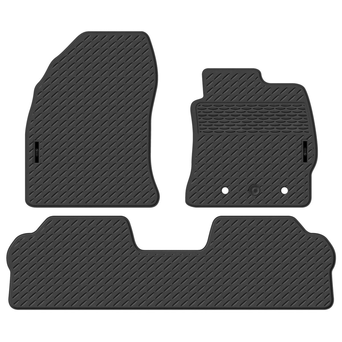 Full Set / Moulded Rubber Floor Mats for Toyota Corolla (2016–2018)