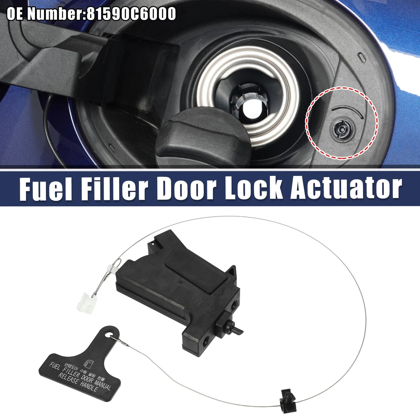 Fuel Gas Lid Door Opener Actuator for Kia Sorento (2016-2020)