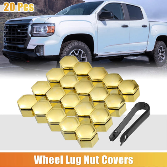 20 Pcs 22mm Wheel Lug Nut Covers Gold Tone for Land Rover Range Rover Sport