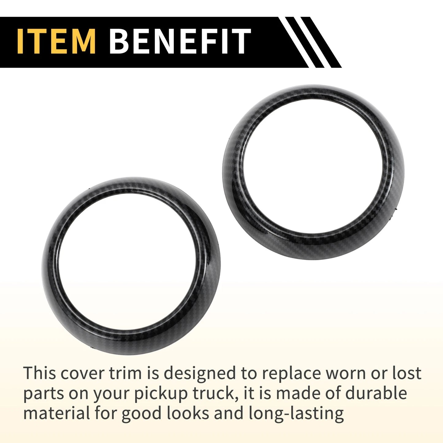 Air Vent AC Outlet Cover Trim for Chevy Colorado Carbon Fiber (2023-2024)