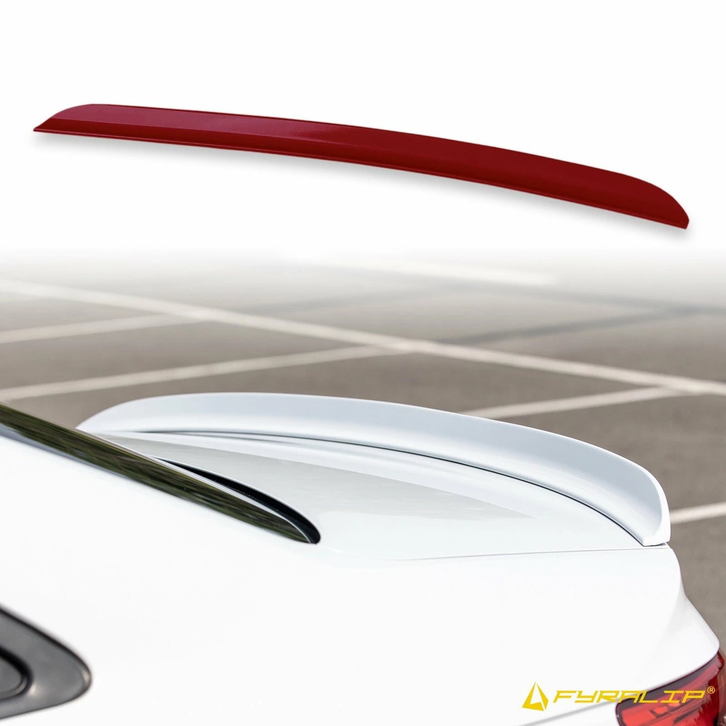Boot Lip Spoiler for Honda TL (2004-2008) Red Duckbill