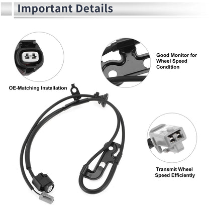 ABS Wheel Speed Sensor for Toyota Camry (2010-2011) 1 x Rear Right