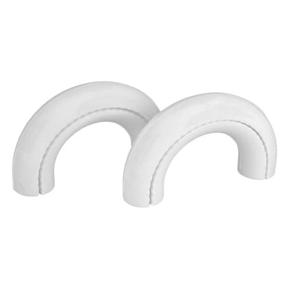 White Front Bumper Tow Hook Cover Trim for Ford F-150 (2004-2024)