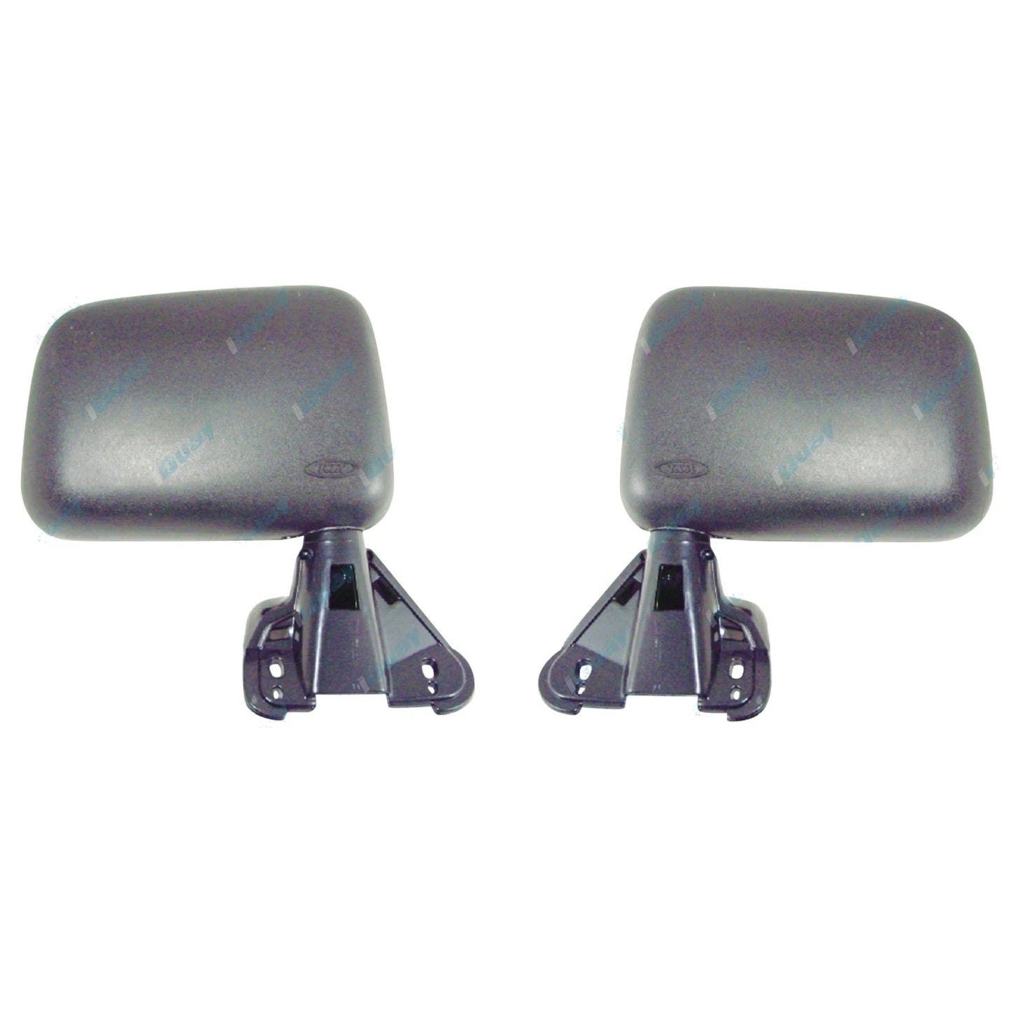 LH+RH Black Manual Door Mirrors Pair for Toyota Hilux 1983-2004 Left Right L+R