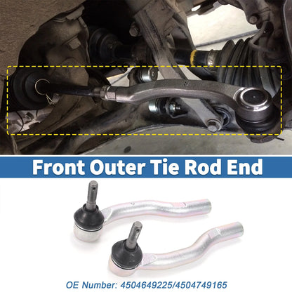 2 x Front Outer Tie Rod Ends for Lexus CT200h (2011-2017)
