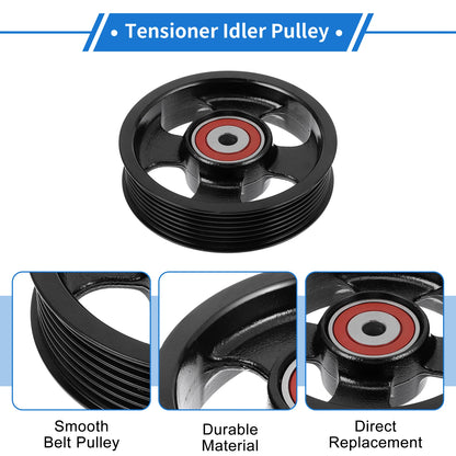 Drive Belt Idler Pulley for Toyota RAV4 (2006-2008) 1 x Quality Replacement