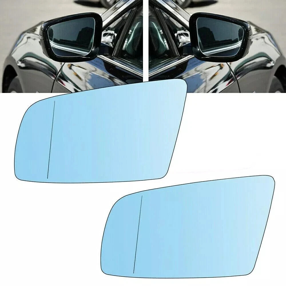 Heated Left & Right Side Mirror Glass for BMW E60 E61 E63 E64 525i 530i 535i