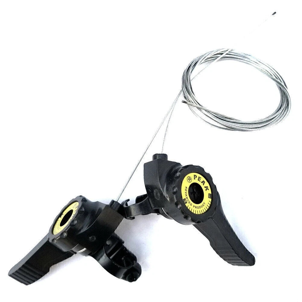 Universal Bicycle Shift Lever for MTB Mountain Bike 15/18/21 Speed w/ Cable