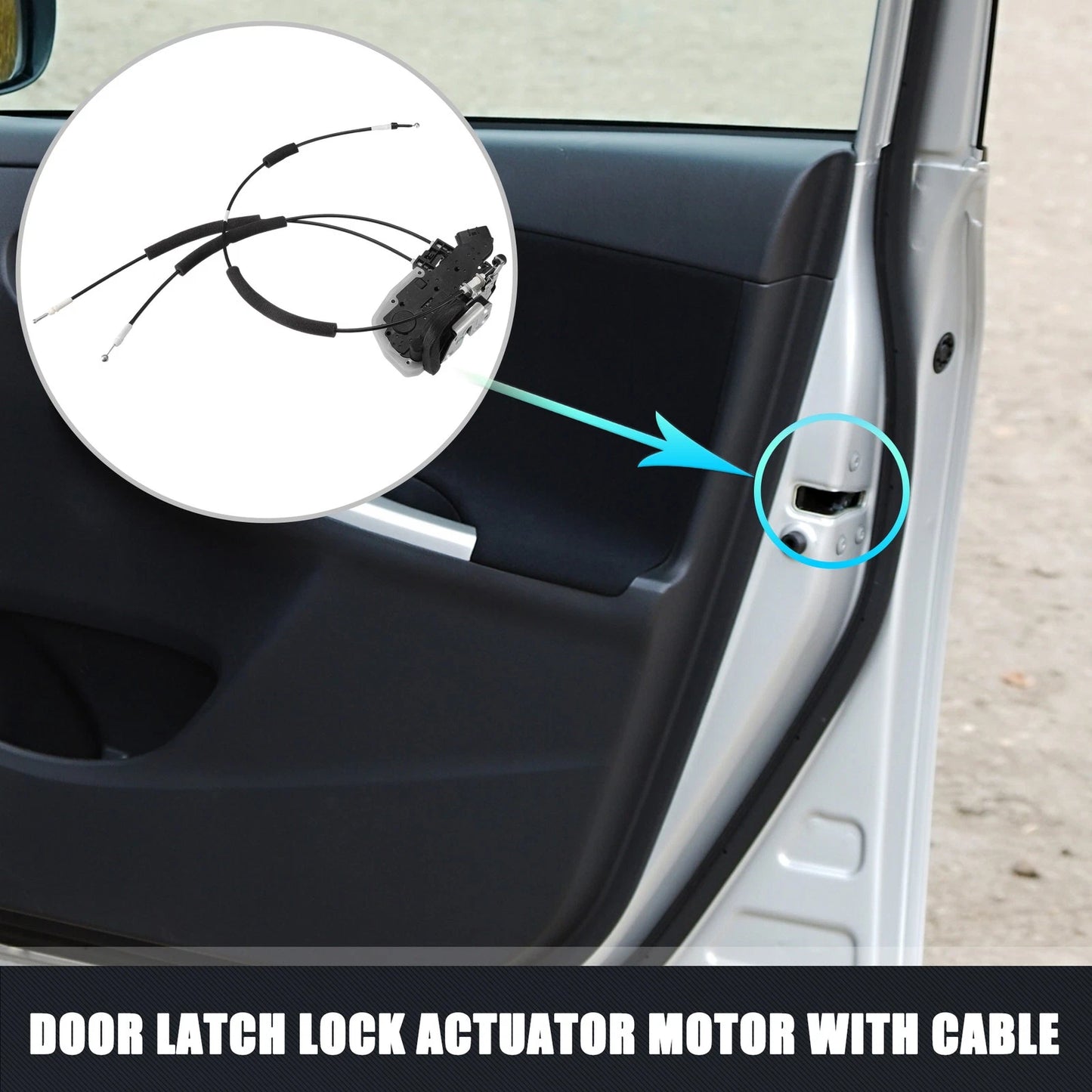 Rear Right Door Latch Lock Actuator Motor for Nissan Sentra (2000-2006)