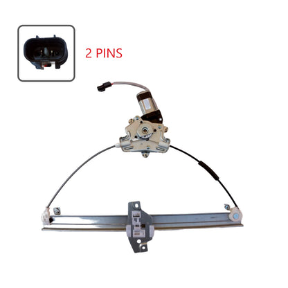 Front Left Window Regulator W/ Motor 2 Pins for Hyundai Getz TB (2002–2011)