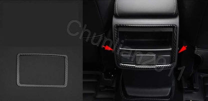 Inner Rear Armrest Box Air Vent Cover Trim for Subaru Forester (2019-2023)