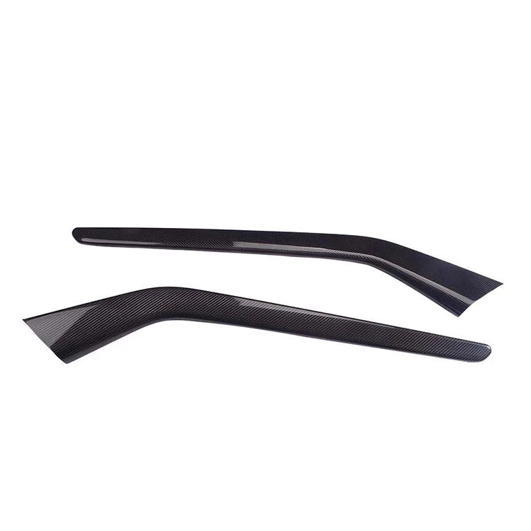 Real Carbon Side Center Console Panel Cover Trim For Tesla Model 3