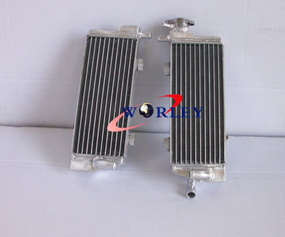 Aluminum Radiator & Orange Hose for KTM 125/200/250/300 SX/EXC/MXC (2008-2013)