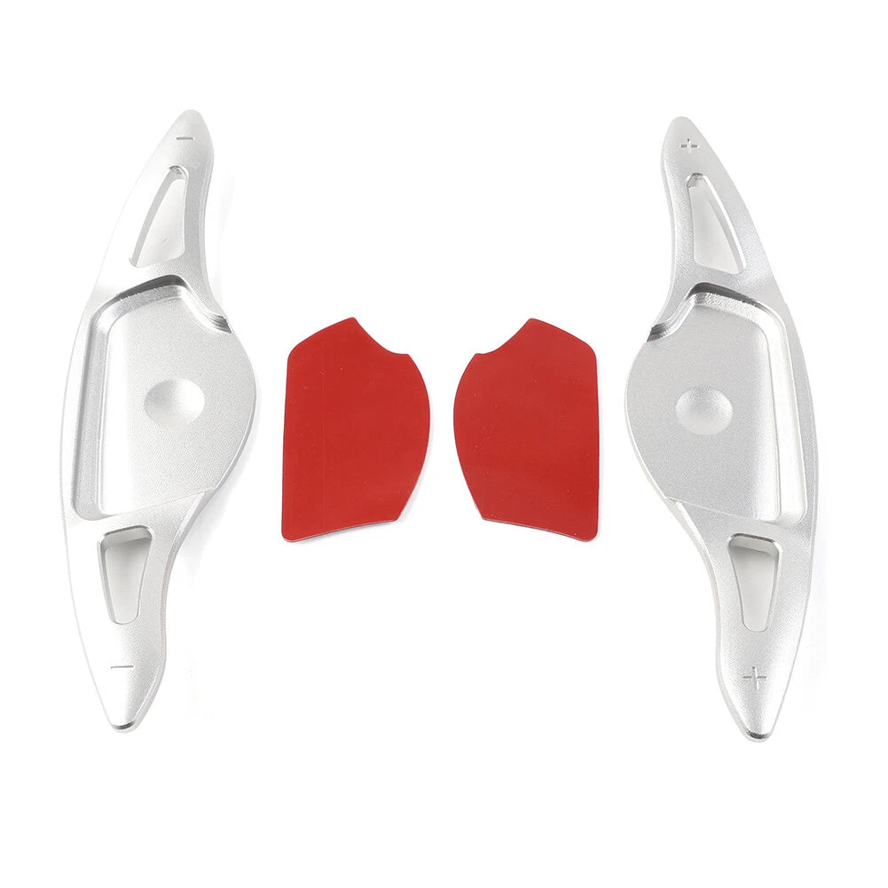 Silver Steering Wheel Paddle Shifter Extensions for Hyundai G90 (2018-2023)
