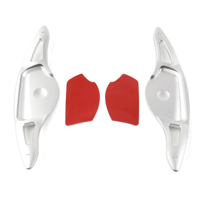 Silver Steering Wheel Paddle Shifter Extensions for Hyundai G90 (2018-2023)