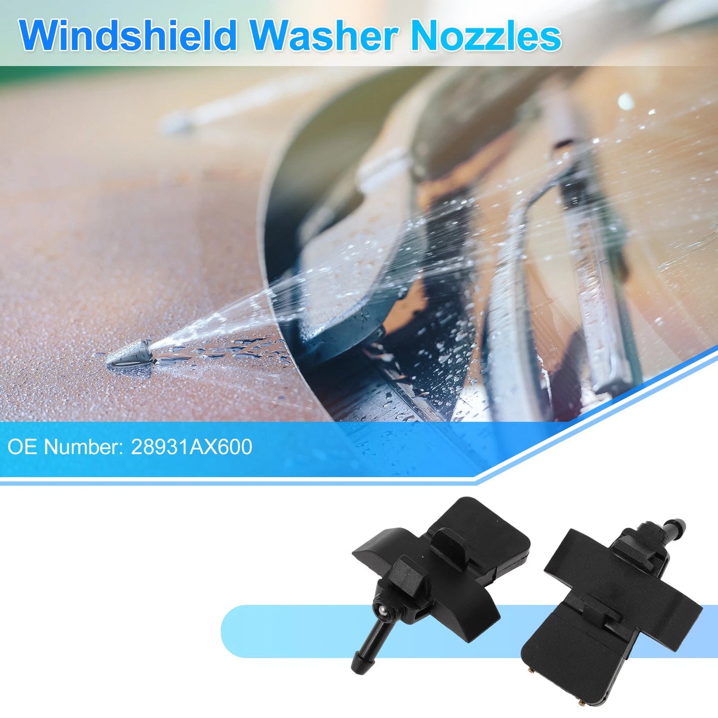 Windshield Washer Nozzle  for Nissan Micra K12 (2003-2010)