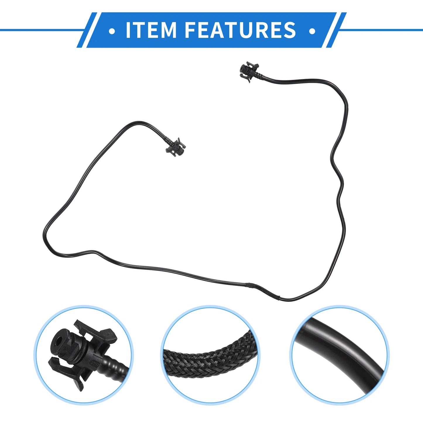 Radiator Overflow Water Tank Hose for Ford Focus (2010-2023) - Plastic