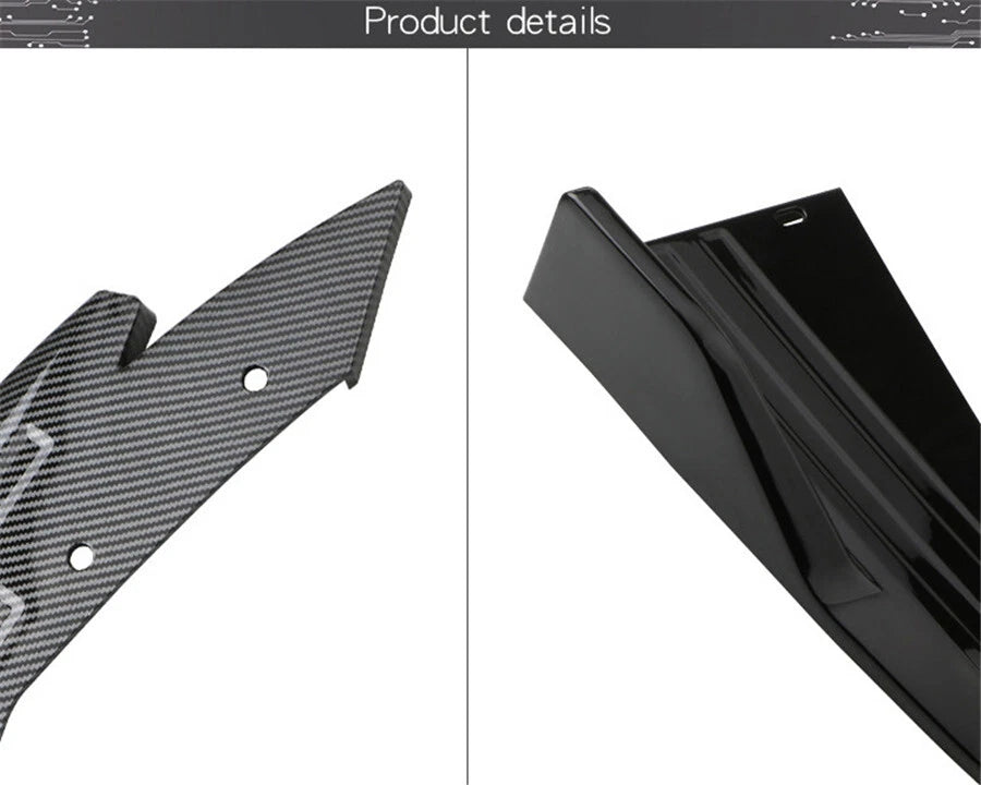 Rear Bumper Spoiler Lip Diffuser Winglet Side Skirt for AU Car Models