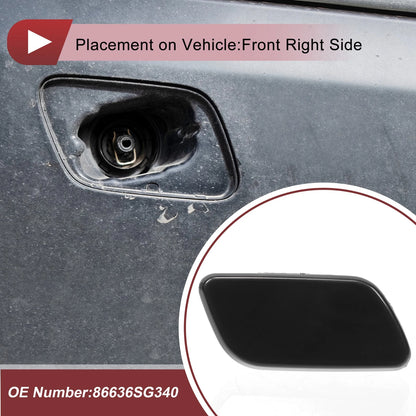 Front Right Washer Nozzle Cover for Subaru Forester (2016-2018) Black