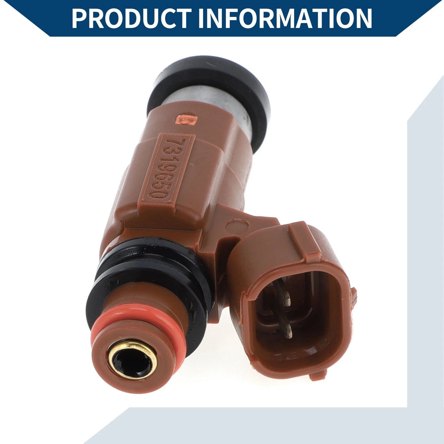 Fuel Injector FP35-13-250 for Mazda 626 LX 2.0 (2000-2002) 1 Pc Brown