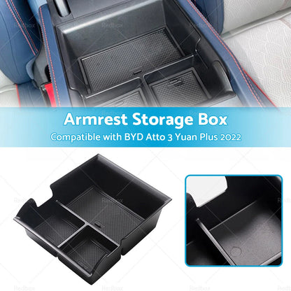 Console Armrest Storage Box for BYD Atto 3 Yuan Plus (2022)