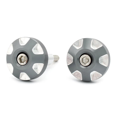 CNC Aluminum Motorcycle Handle Bar Grip End Caps for BMW R18 (2020-2023)