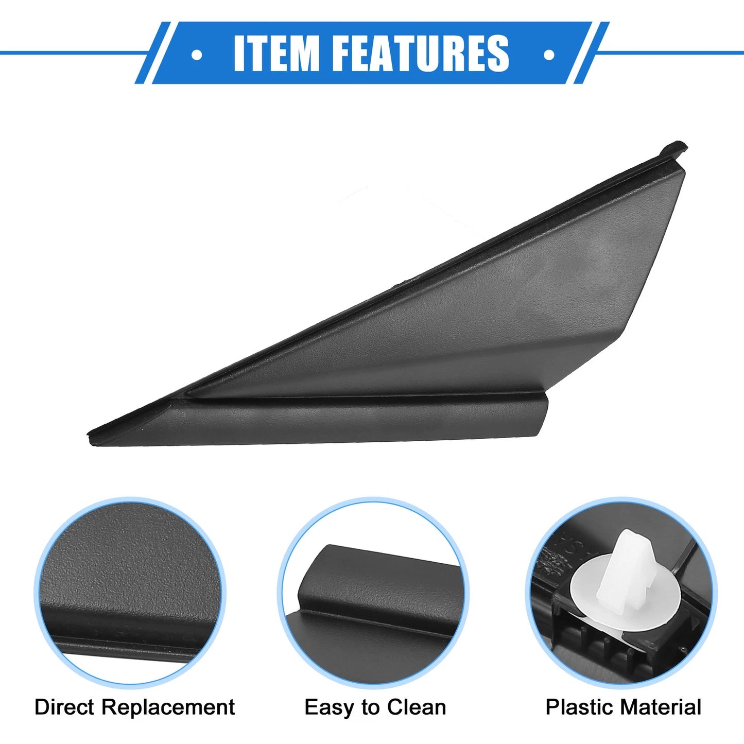 Left Mirror Corner Triangle Fender Cover for Hyundai Elantra (2014-2016)