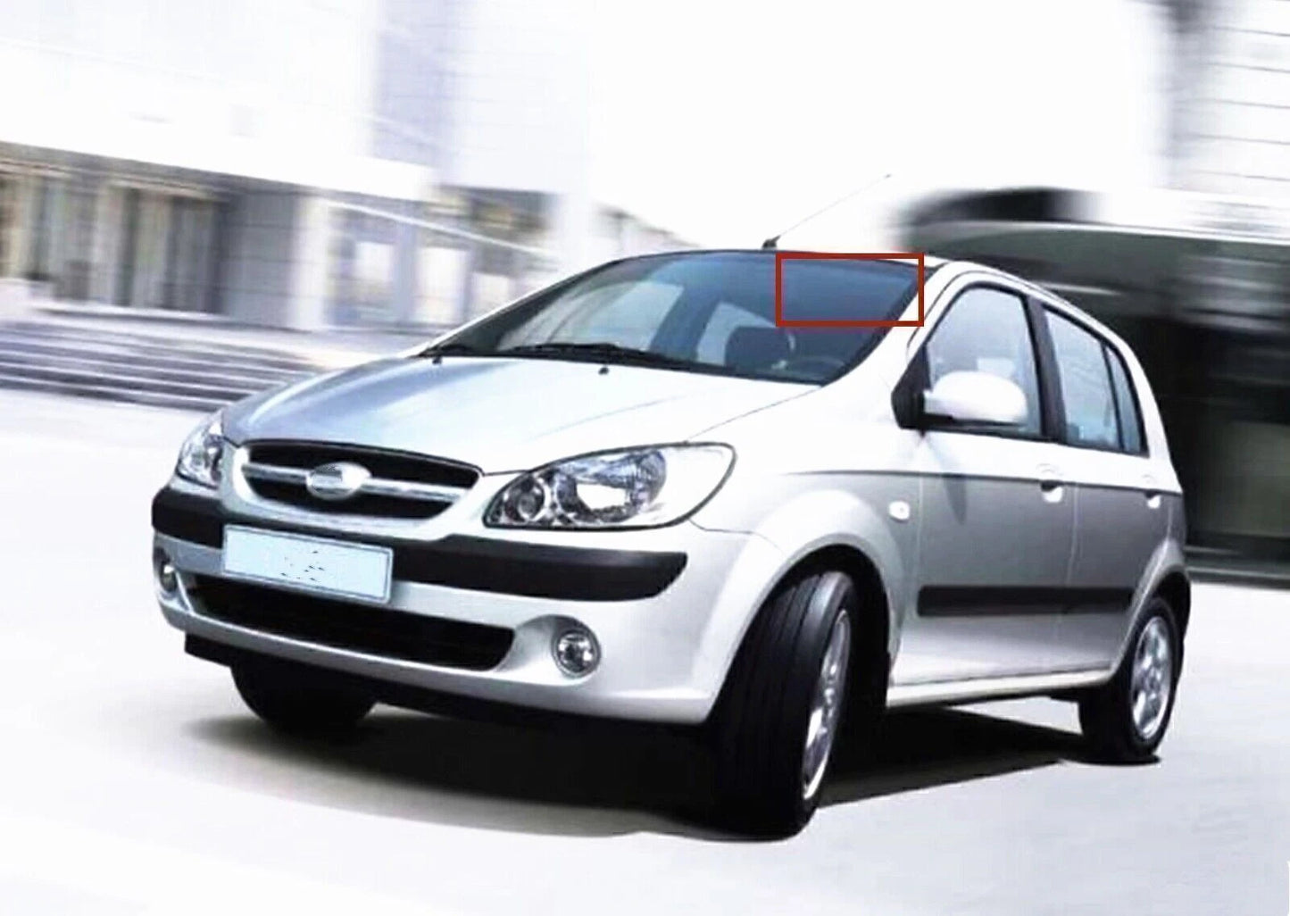 Sun Visor Shade W/Mirror for Hyundai Getz Click (2002-2012)