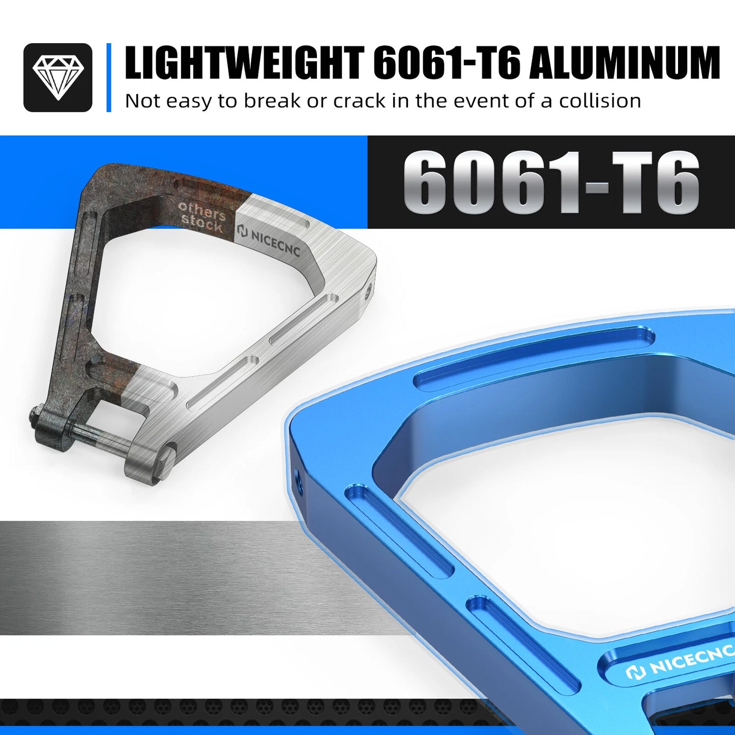 CNC Triangle Rear Link Bracket for Surron Light Bee X, Segway X160 X260 (2020-2023)