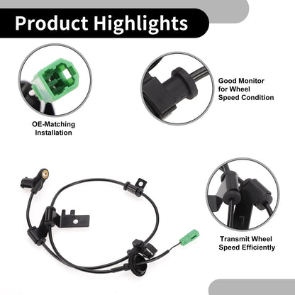 ABS Wheel Speed Sensor for Ford Escape 2001-2008 (2 x Rear Left)