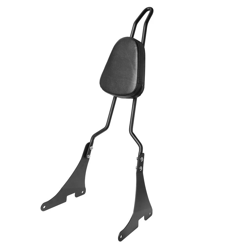 Black Sissy Bar Backrest Pad for Harley Sportster XL 1200 (2004-2016)