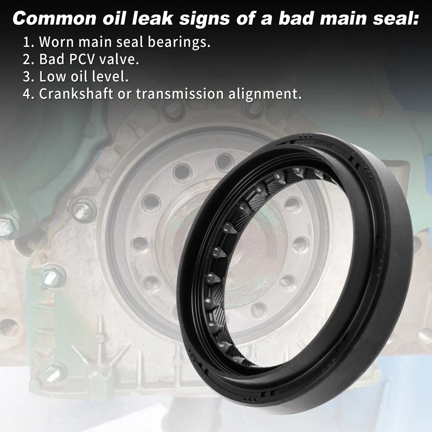 Crankshaft Seal / 1 pc / Installer for Buick Century (1988–2005)