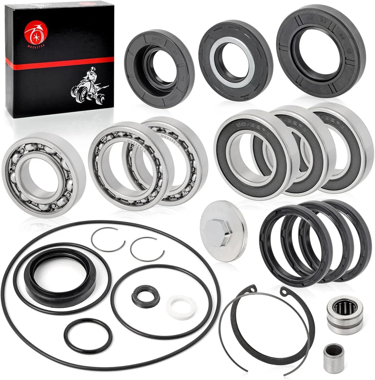 Rear Diff Axle Bearing Seal for Honda Rancher 350 TRX350FE 4x4 ES (2000–2006)