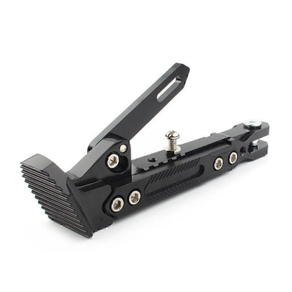 Stainless Steel Adjustable Kickstand for Motorcycles - Non-Slip Side Support