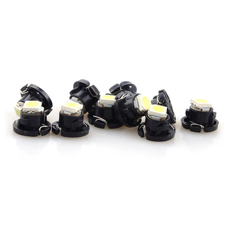 10x T4.7/T5 Neo Wedge LED Bulbs for Dash Climate Instrument Light Lamp Yellow