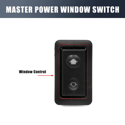 6-Pin Black Power Window Button Switch for BMW
