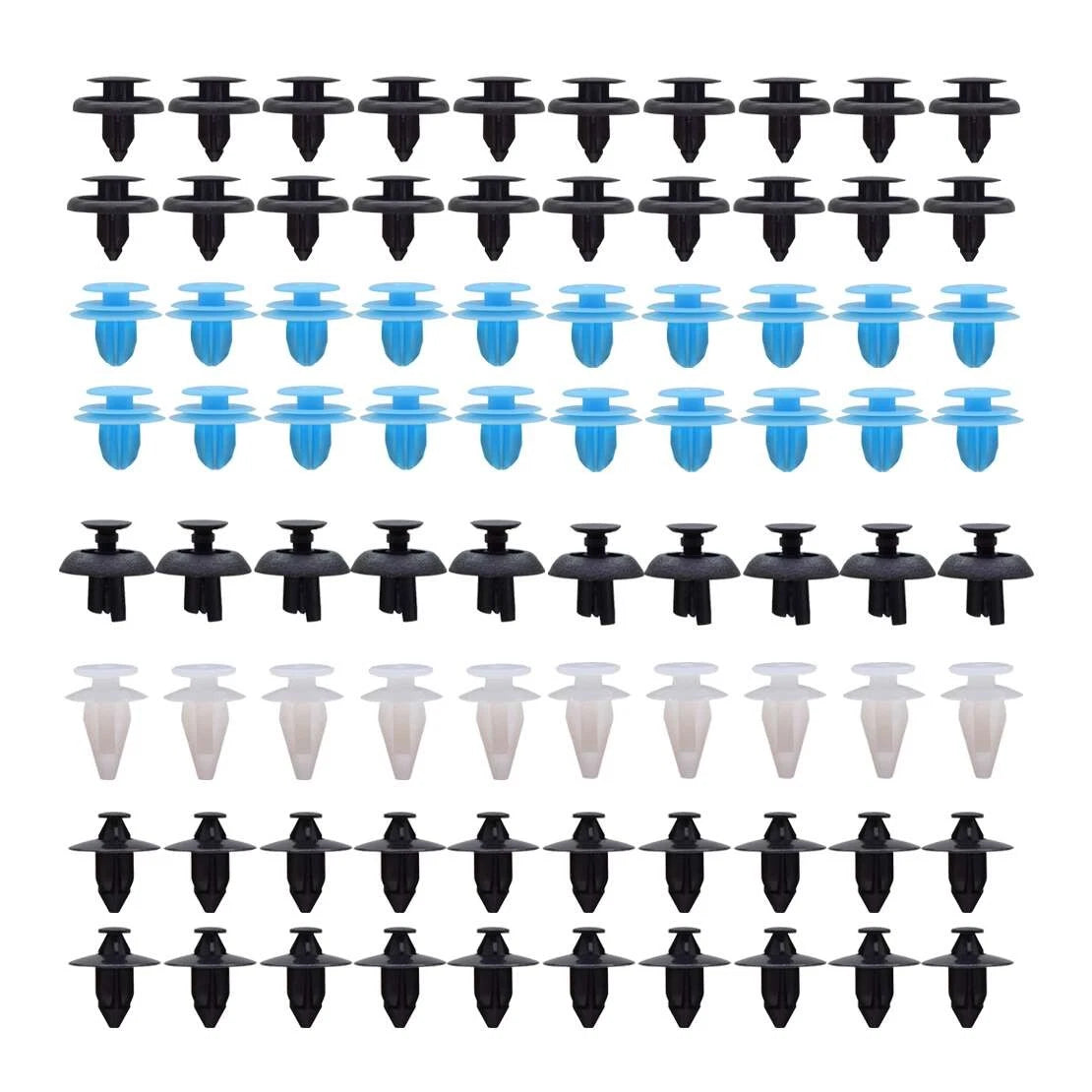 100pc Bumper Trim Fastener Clips for Toyota