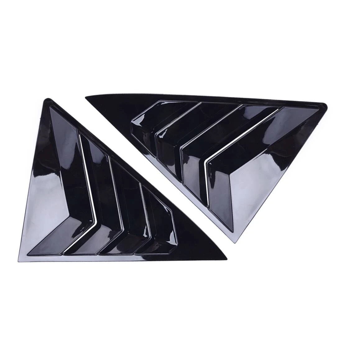 2 x Rear Window Louvers Covers for Toyota Camry (2012-2017)