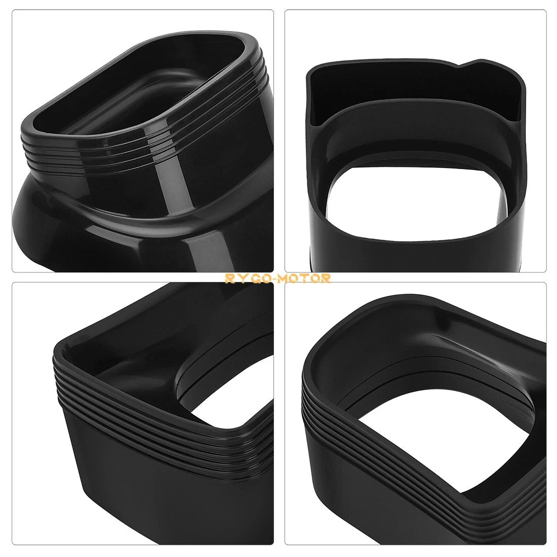 4 Pack / Ram Air Intake Duct Rubber Boots for Suzuki GSXR GSX-R (1996–2000)